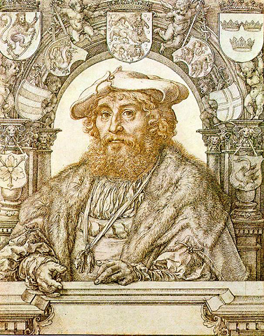 Christian II de Danemark-gravure-1523-Collection privée